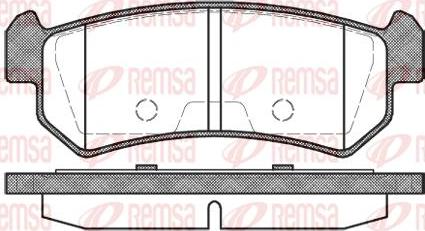 Kawe 1048 00 - Brake Pad Set, disc brake autospares.lv