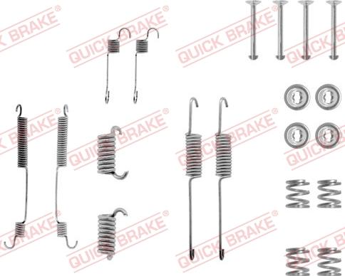 Kawe 105-0599 - Accessory Kit, brake shoes autospares.lv