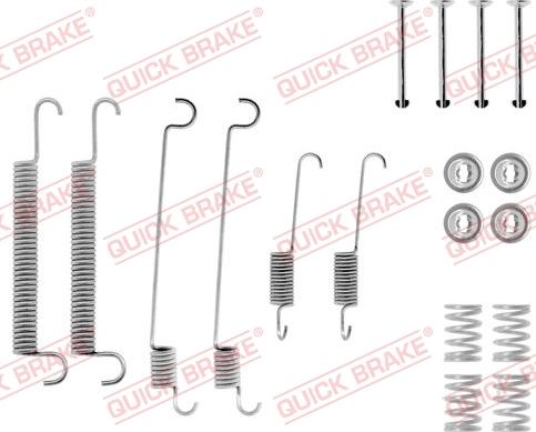 Kawe 105-0547 - Accessory Kit, brake shoes autospares.lv