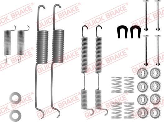 Kawe 105-0518 - Accessory Kit, brake shoes autospares.lv