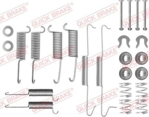 Kawe 105-0571 - Accessory Kit, brake shoes autospares.lv