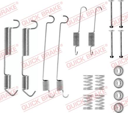 Kawe 105-0646 - Accessory Kit, brake shoes autospares.lv