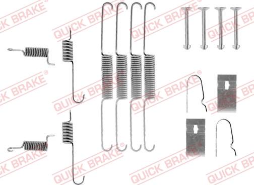 Kawe 105-0663 - Accessory Kit, brake shoes autospares.lv