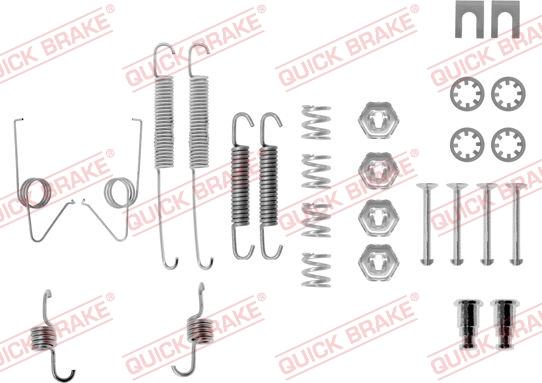 Kawe 105-0614 - Accessory Kit, brake shoes autospares.lv