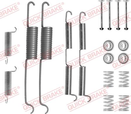 Kawe 105-0687 - Accessory Kit, brake shoes autospares.lv