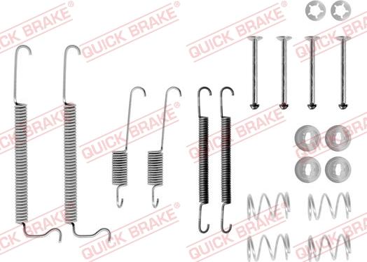 Kawe 105-0629 - Accessory Kit, brake shoes autospares.lv