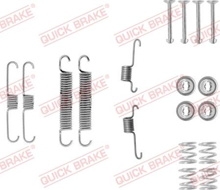 Kawe 105-0012 - Accessory Kit, brake shoes autospares.lv