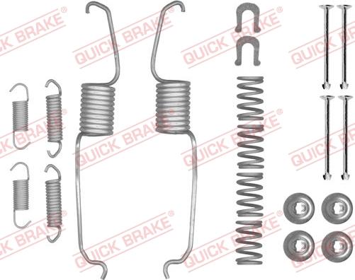 Kawe 105-0853 - Accessory Kit, brake shoes autospares.lv