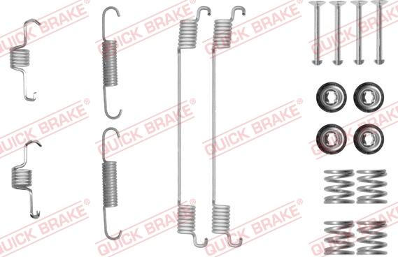 Kawe 105-0889 - Accessory Kit, brake shoes autospares.lv