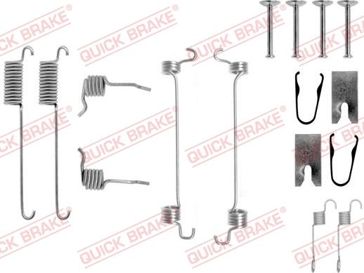 Kawe 105-0751 - Accessory Kit, brake shoes autospares.lv