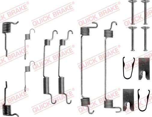 Kawe 105-0764 - Accessory Kit, brake shoes autospares.lv