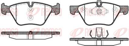 Kawe 1052 00 - Brake Pad Set, disc brake autospares.lv