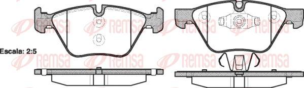 Kawe 1052 10 - Brake Pad Set, disc brake autospares.lv