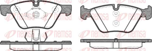 Kawe 1052 30 - Brake Pad Set, disc brake autospares.lv