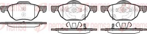 Kawe 1068 02 - Brake Pad Set, disc brake autospares.lv