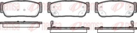 Kawe 1063 02 - Brake Pad Set, disc brake autospares.lv