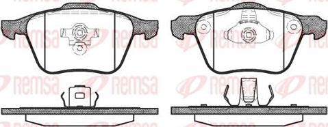 Kawe 1070 00 - Brake Pad Set, disc brake autospares.lv