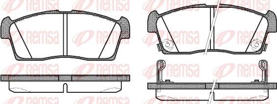 Kawe 1199 02 - Brake Pad Set, disc brake autospares.lv