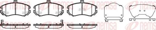 Kawe 1194 02 - Brake Pad Set, disc brake autospares.lv