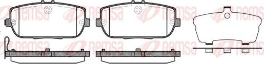 Kawe 1190 01 - Brake Pad Set, disc brake autospares.lv