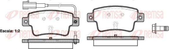 Kawe 1198 02 - Brake Pad Set, disc brake autospares.lv