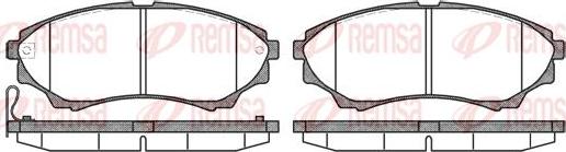 Kawe 1151 00 - Brake Pad Set, disc brake autospares.lv