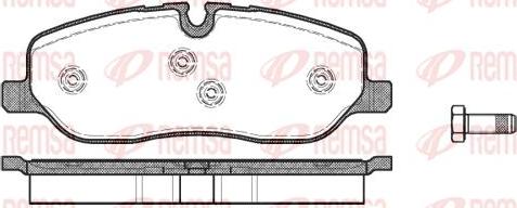 Kawe 1158 00 - Brake Pad Set, disc brake autospares.lv