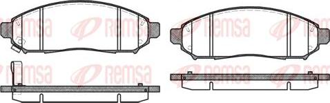 Kawe 1162 01 - Brake Pad Set, disc brake autospares.lv