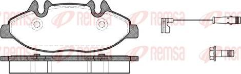 Kawe 1109 02 - Brake Pad Set, disc brake autospares.lv