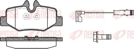 Kawe 1110 02 - Brake Pad Set, disc brake autospares.lv