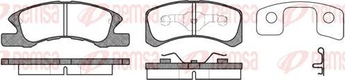 Kawe 1111 02 - Brake Pad Set, disc brake autospares.lv