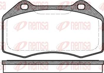 Kawe 1113 00 - Brake Pad Set, disc brake autospares.lv