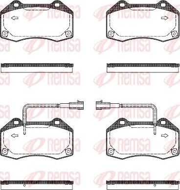 Kawe 1113 10 - Brake Pad Set, disc brake autospares.lv