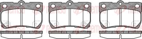 Kawe 1181 02 - Brake Pad Set, disc brake autospares.lv