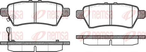 Kawe 1188 01 - Brake Pad Set, disc brake autospares.lv