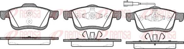 Kawe 1183 01 - Brake Pad Set, disc brake autospares.lv