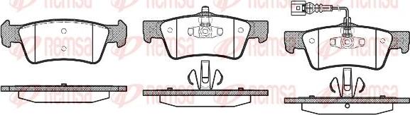 Kawe 1187 01 - Brake Pad Set, disc brake autospares.lv