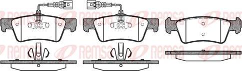 Kawe 1187 02 - Brake Pad Set, disc brake autospares.lv