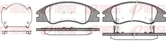 Kawe 1134 02 - Brake Pad Set, disc brake autospares.lv