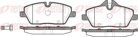 Kawe 1131 00 - Brake Pad Set, disc brake autospares.lv