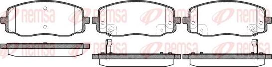 Kawe 1133 02 - Brake Pad Set, disc brake autospares.lv