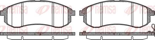 Kawe 1129 01 - Brake Pad Set, disc brake autospares.lv