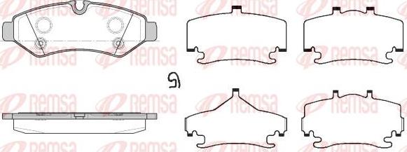 Kawe 1867 00 - Brake Pad Set, disc brake autospares.lv