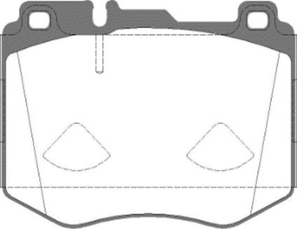 Kawe 1883 20 - Brake Pad Set, disc brake autospares.lv