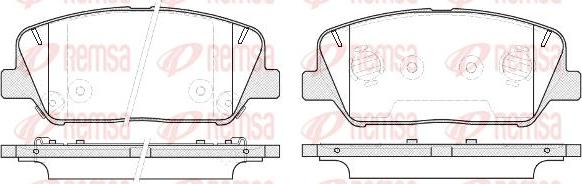 Kawe 1398 12 - Brake Pad Set, disc brake autospares.lv