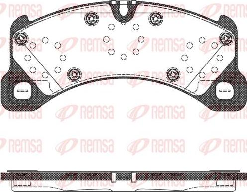 Kawe 1345 50 - Brake Pad Set, disc brake autospares.lv