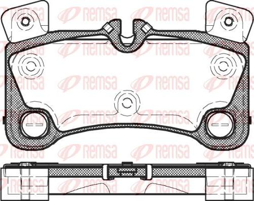 Kawe 1346 00 - Brake Pad Set, disc brake autospares.lv