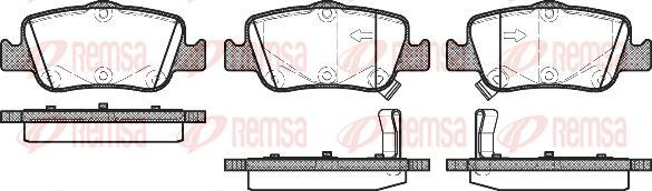 Kawe 1356 02 - Brake Pad Set, disc brake autospares.lv