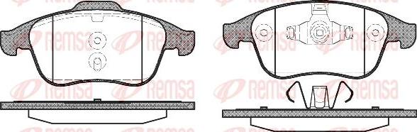 Kawe 1350 00 - Brake Pad Set, disc brake autospares.lv