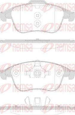 Kawe 1350 30 - Brake Pad Set, disc brake autospares.lv